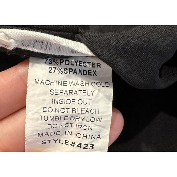 Chill By Will Black Grace Cut Out Sportsbra Activewear Strappy Back Style# 423 - Picture 5 of 6